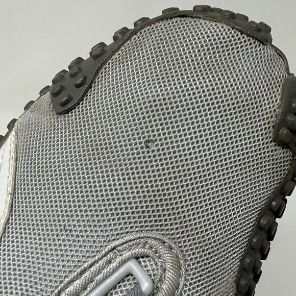 Puma Mostro Mesh Sneakers Shoes Womens 8 Gray Pink Perforated Vintage Y2K FLAW - Picture 8 of 16